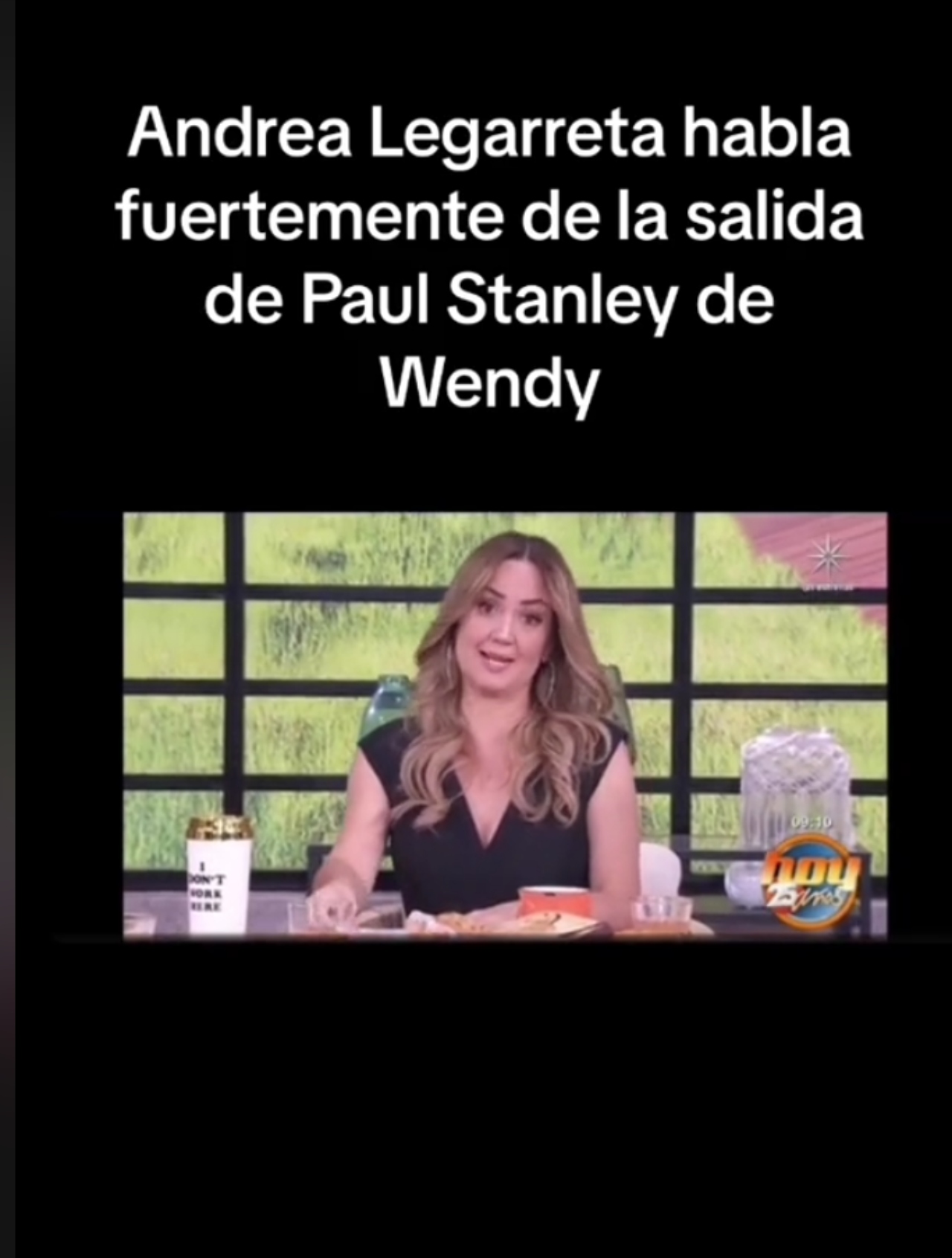 Andrea Legarreta lanza advertencia a Wendy Guevara
