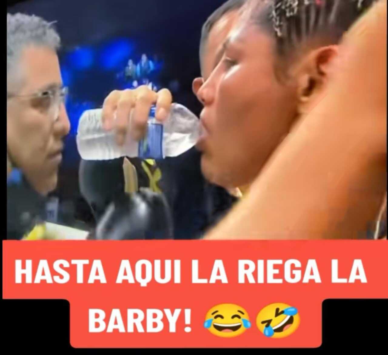 Vuelven viral video de Barby Juárez escupiendo a personal de su equipo (VIDEO)