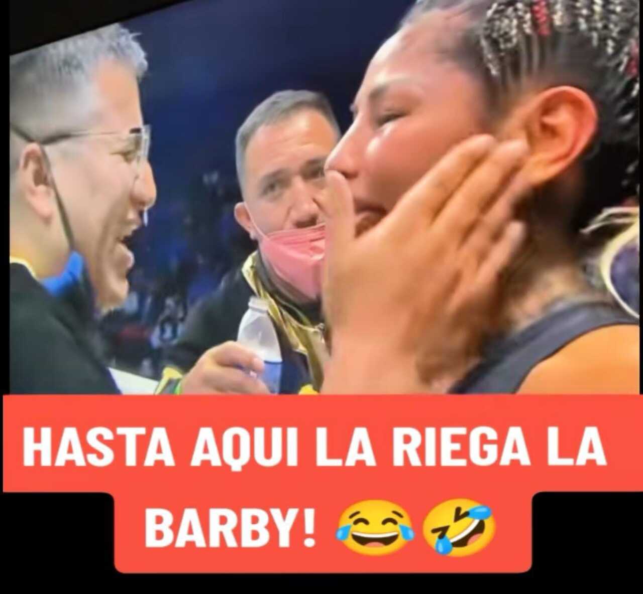 ¿Y la educación?: Video de Barby Juárez escupiendo agua a su equipo se volvió viral (VIDEO)
