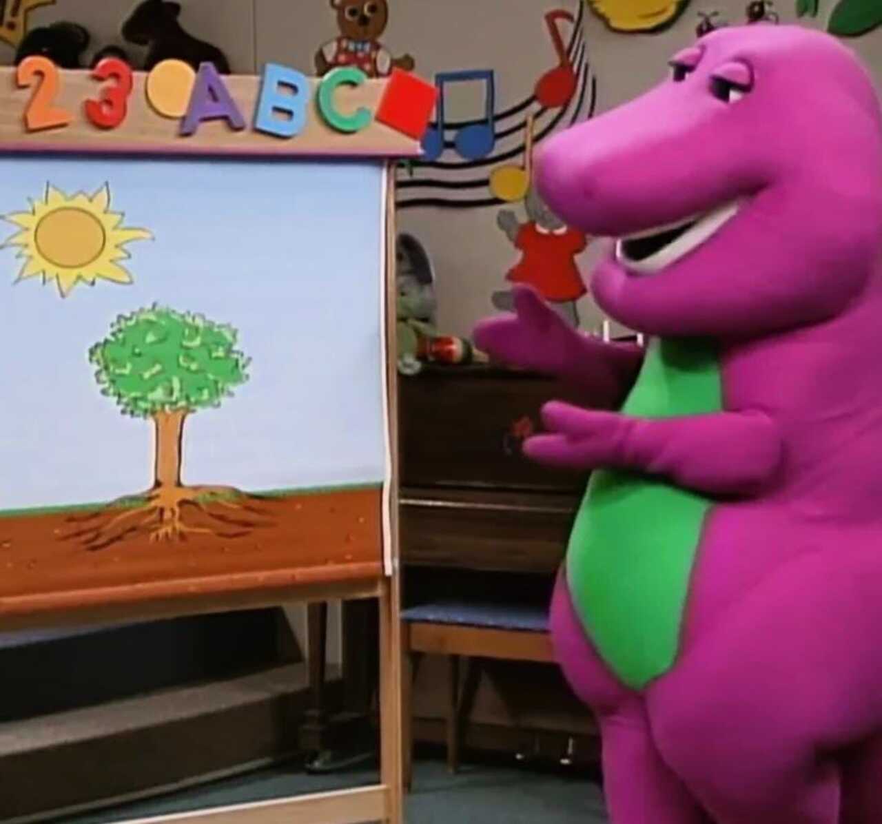 Harán un live actión del dinosaurio morado Barney