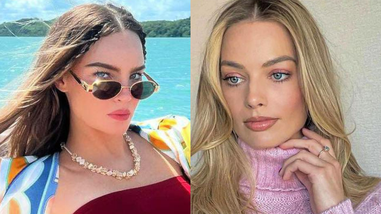 Belinda presume cinturita en bikini y la comparan con Margot Robbie: "ella debió ser Barbie"