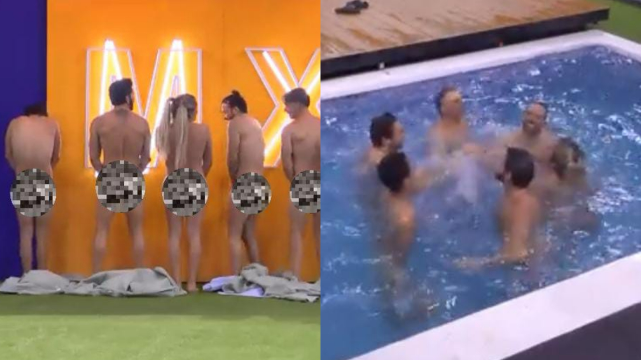 Team Infierno se quita la ropa