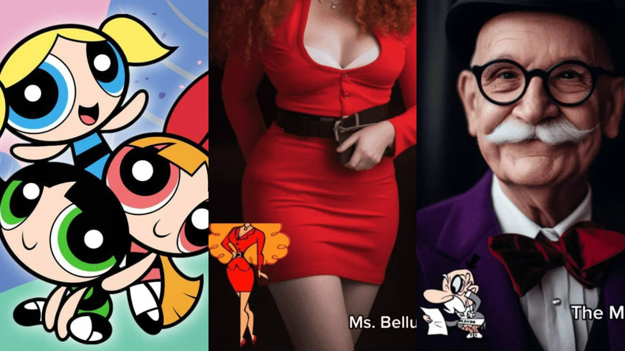 SegÃºn una IA, asÃ­ lucirÃ­an los personajes de Las Chicas SÃºper Poderosas en la vida real