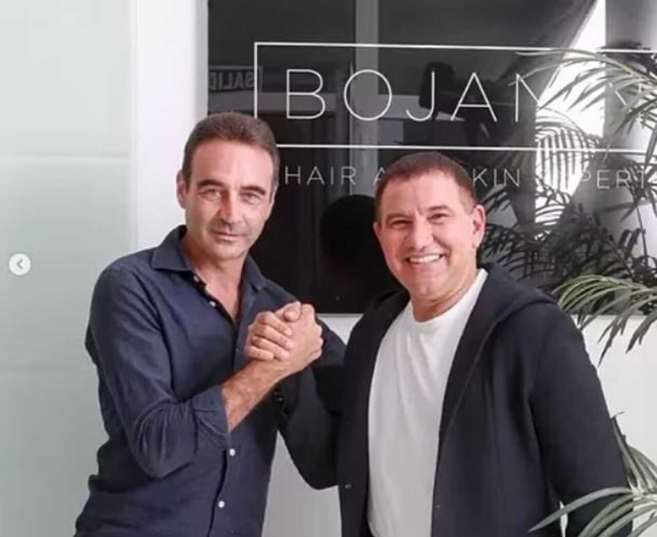 Cachan a Luis Miguel entrando a clínica capilar 