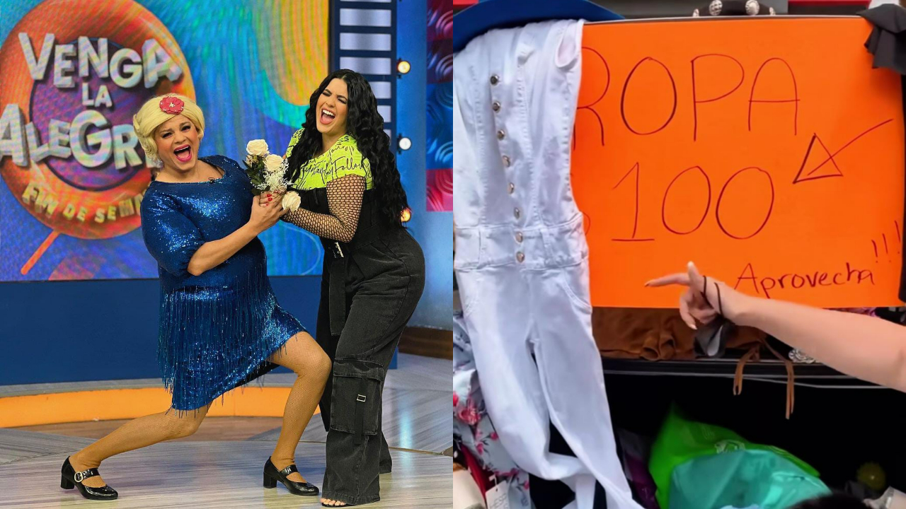 Conductora de Venga La Alegría vende ropa de paca