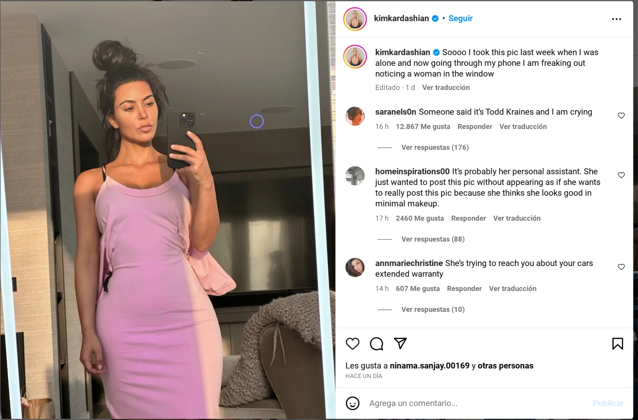 Kim Kardashian fantasma aparece foto