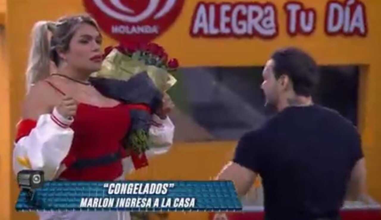 Marlon Colmenarez entra a LCDLF, le da advertencia a Nicola y lleva rosas a Wendy: “te amo muchísimo”