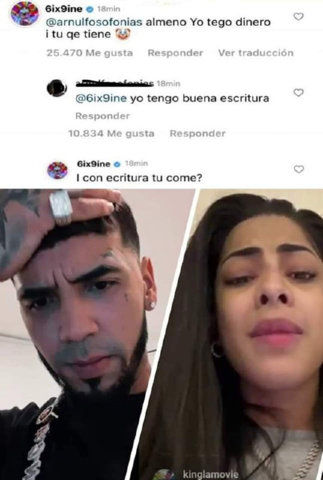 Anuel AA tekashi pelean