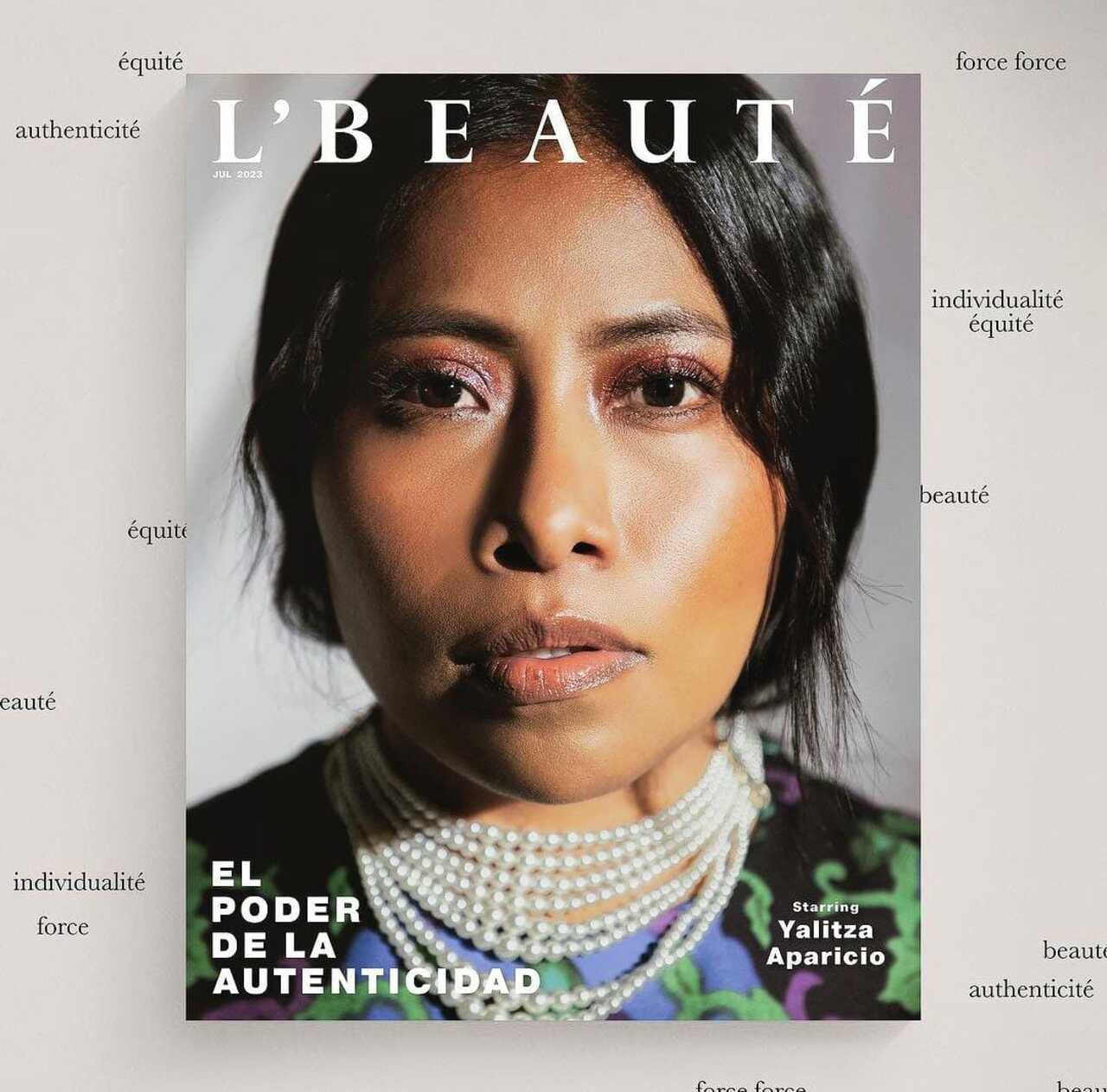 Yalitza Aparicio protagoniza portada de revista L’Beauté