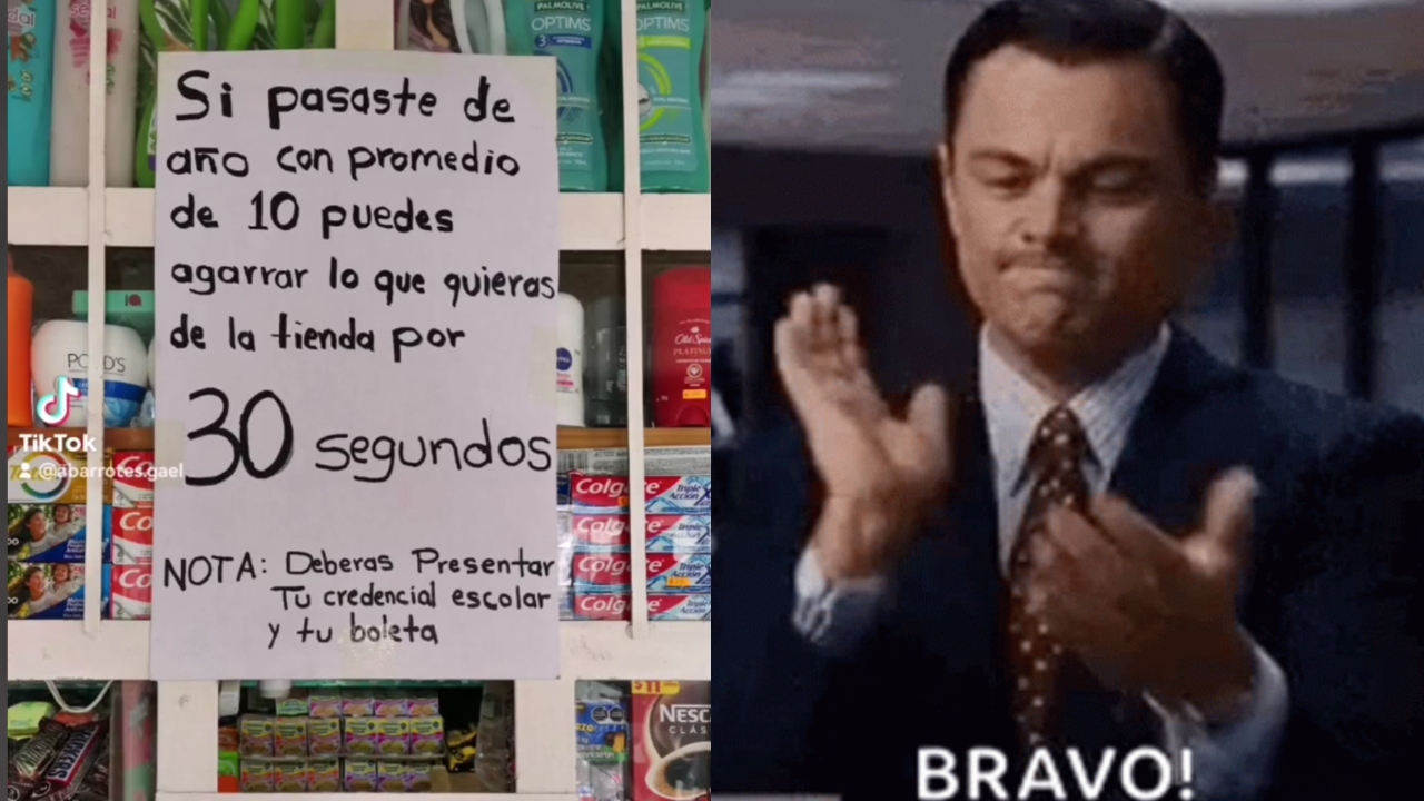 tiendita regala dulces por buenas calificaciones