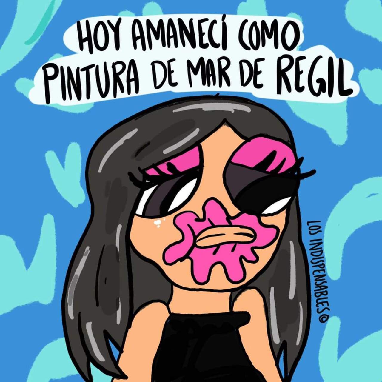 Bárbara de Regil defiende a su hija Mar de burlas por sus cuadros