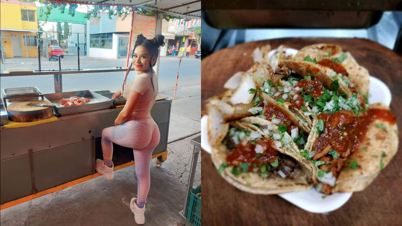 Taquera de Jalisco se vuelve viral por su incomparable belleza